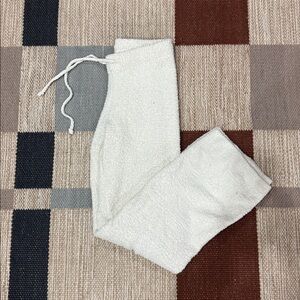 White and Mint Cozy Sweatpants